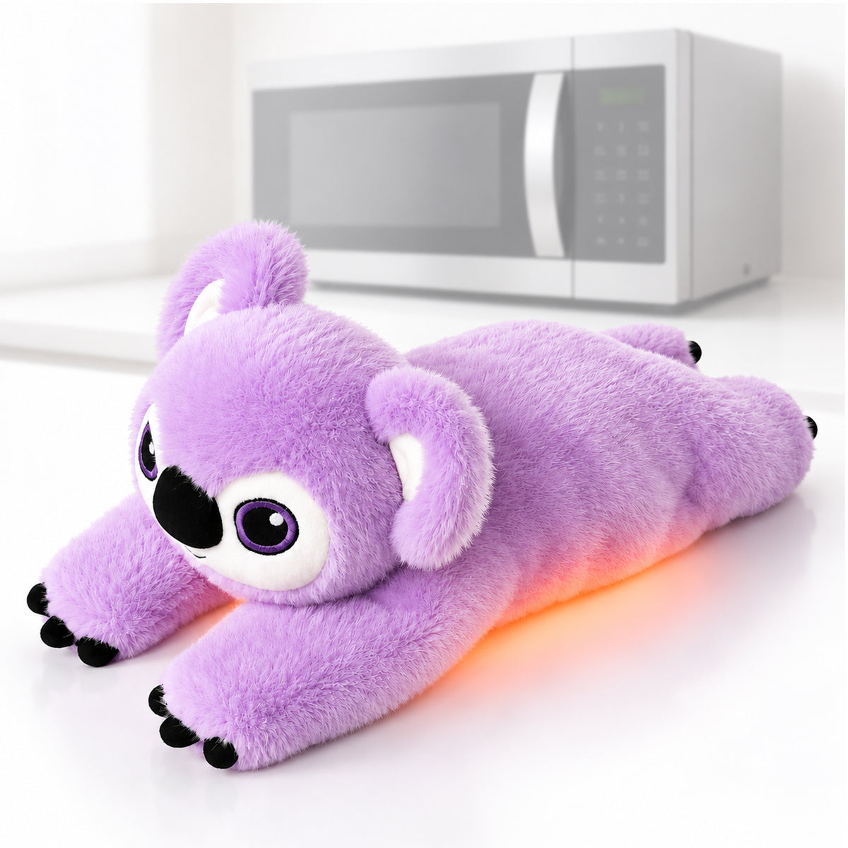 Microwavable Heating Pad for Period Cramps– Cute Stuffed Animal Heating Pad for Women & Teens, Portable Menstrual Microwave Heating Pad odorless (Koala)